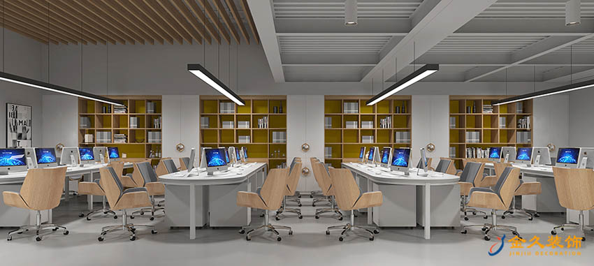 辦公區(qū)裝修設計效果圖
