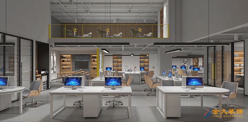 辦公區(qū)裝修設計效果圖