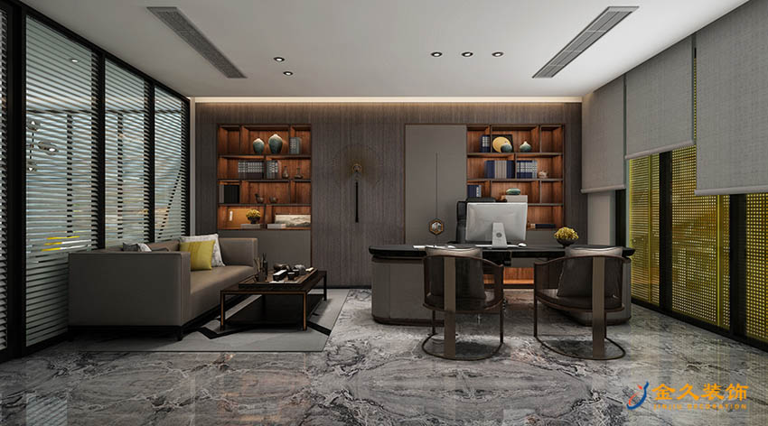 總經(jīng)理辦公室裝修設計效果圖